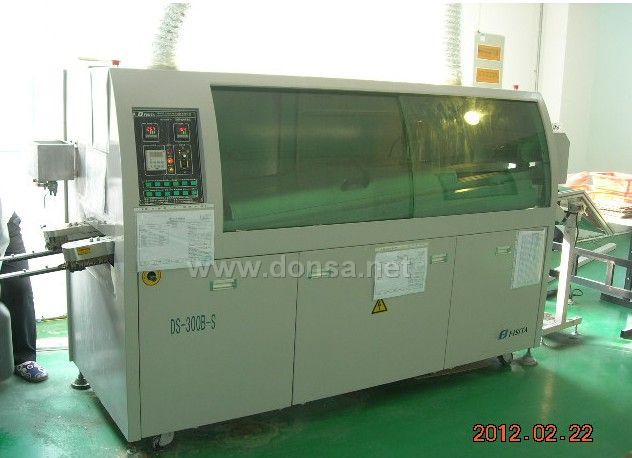 Wave soldering production line